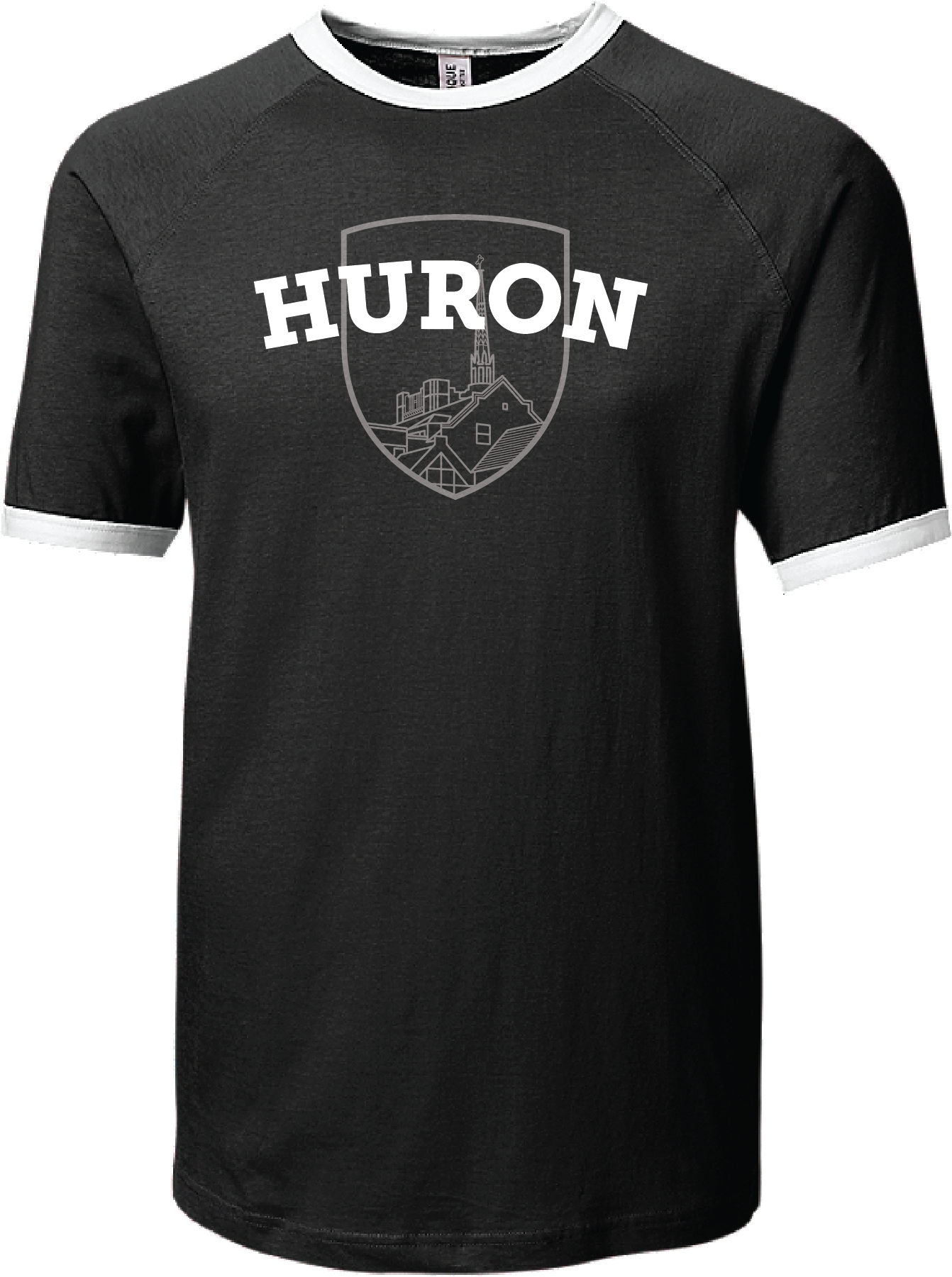 Ringer T-Shirt - Black – Huron Merchandise