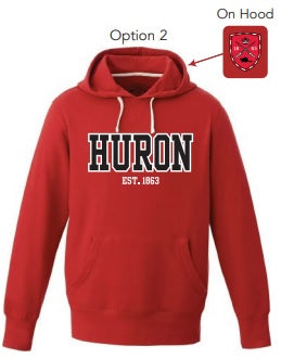 "HURON" Hoodie - Red