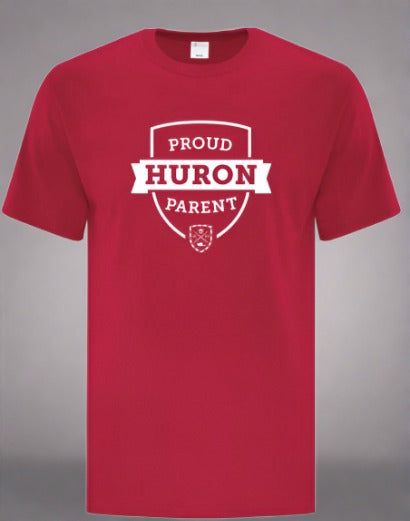 Proud Huron Parent T-Shirt - Red