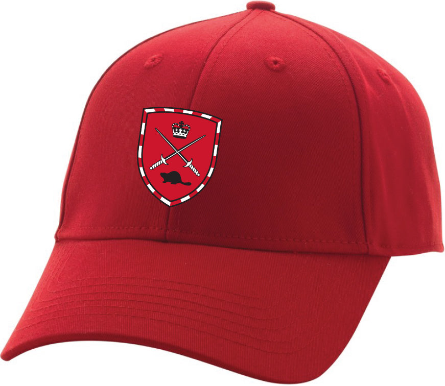 Baseball Hat - Velcro Closure - Red